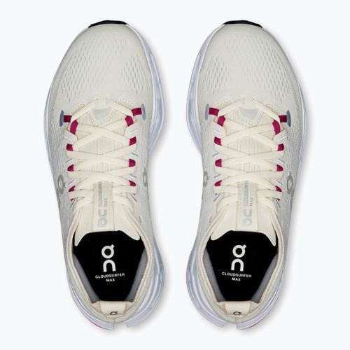 Női On Cloudsurfer Max elefántcsont/sarkvidéki futócipő
