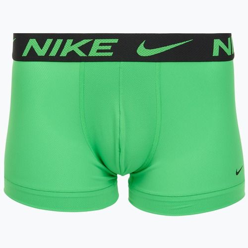 Nike Dri-FIT Cotton Trunk férfi boxeralsó 3 pár deep night/university gold/zöld sokk