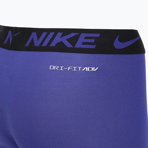 Nike Dri-FIT Cotton Trunk férfi boxeralsó 3 pár deep night/university gold/zöld sokk