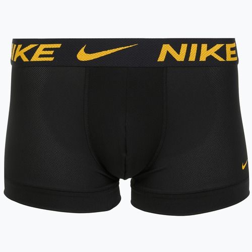 Nike Dri-FIT Cotton Trunk férfi boxeralsó 3 pár deep night/university gold/zöld sokk