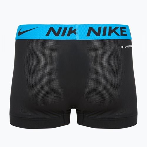 Nike Dri-FIT Cotton Trunk férfi boxeralsó 3 pár fekete menta hab / kék hős / világos kerámia wb