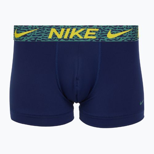 Férfi boxeralsó Nike Dri-Fit Essential Micro Trunk 3 pár kék void/lgh crim/brht citron/evergrn aura/abst wb