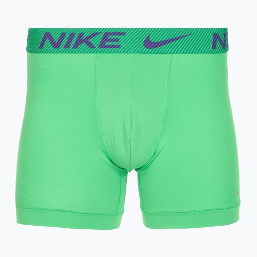 Férfi Nike Dri-Fit Essential Micro Boxer Brief 3 pár zöld sokk/vadlila/fekete txtd wb