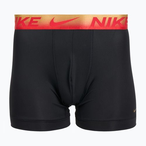 Férfi boxeralsó Nike Dri-Fit Essential Micro Boxer Brief 3 pár egyetemi piros/fekete/fekete metál grdient wb
