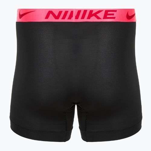 Férfi Nike Dri-Fit Essential Micro Boxer Brief 3 pár fekete hyper pink/uni piros/fekete magas fényű wb