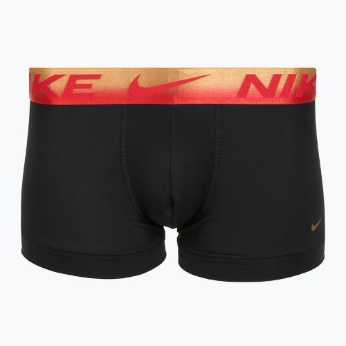Nike Dri-Fit Essential Micro Trunk férfi boxeralsó 3 pár blk/uni piros/blk/uni piros metál színátmenet wb