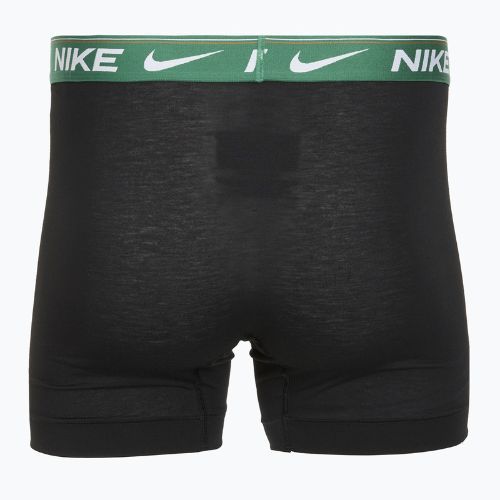 Nike Dri-FIT Ultra Comfort férfi boxeralsó 3 pár fekete evrgreen aura/deep night/fekete derékpántos fekete pár