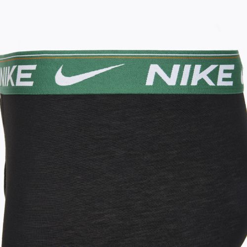 Nike Dri-FIT Ultra Comfort férfi boxeralsó 3 pár fekete evrgreen aura/deep night/fekete derékpántos fekete pár