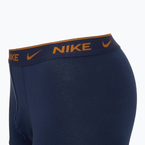 Férfi Nike Everyday Cotton Stretch Trunk boxeralsó 3 pár világos bíbor/éjfekete/középkék/fekete