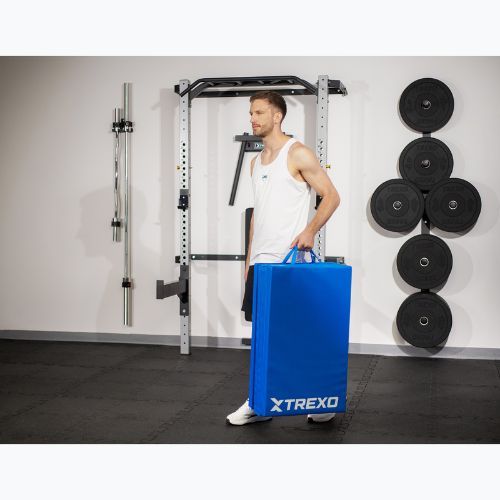 XTREXO összecsukható tornamatrac 195 x 80 x 5 cm kék