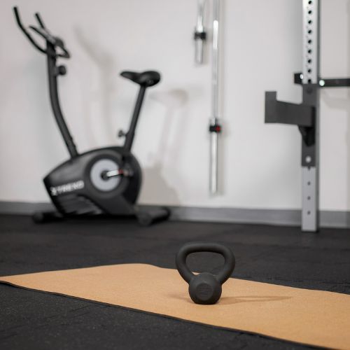 TREXO 4kg fekete öntöttvas Kettlebell