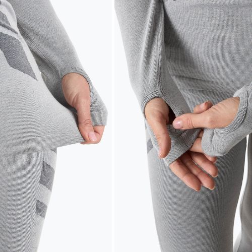 Női termál pulóver KADVA ALPINESTEP BAMBOO THERMO LIGHT PLUS szürke