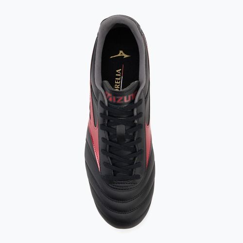 Férfi Mizuno Morelia II Pro FG futballcipő fekete/morelia 40. vörös/fekete homok