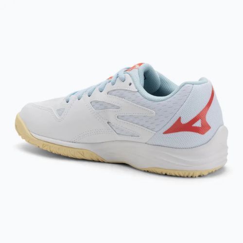 Női röplabda cipő Mizuno Thunder Blade Z fehér/calypso coral/pale banán