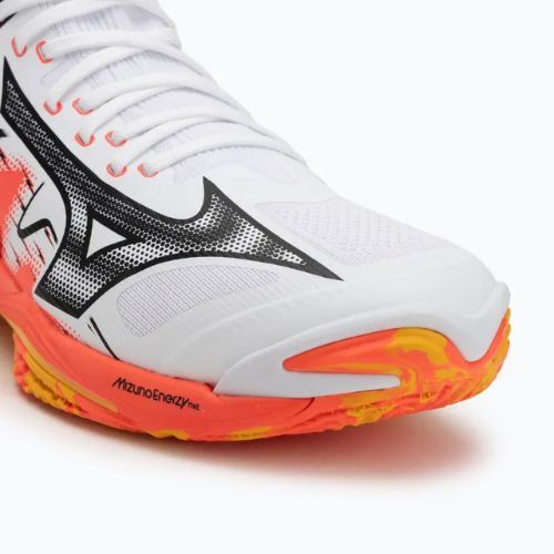 Mizuno Wave Lightning Neo 3 fehér/tüzes korall 2/citrus röplabdacipő