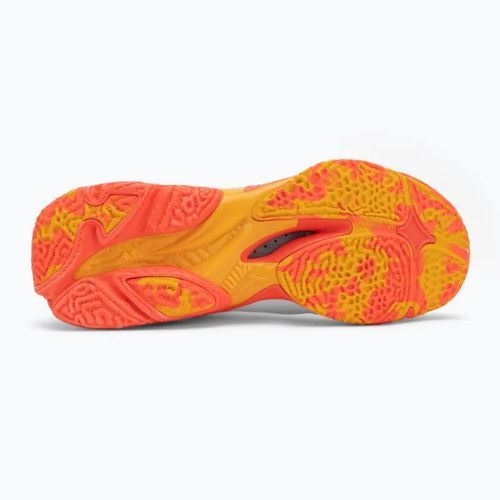 Mizuno Wave Lightning Z8 Mid fehér/tüzes korall 2/citrus röplabdacipő