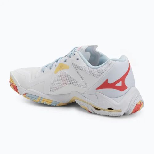 Női röplabda cipő Mizuno Wave Lightning Z8 fehér/calypso coral/pale banán