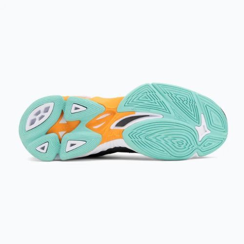 Mizuno Wave Voltage 2 röplabda cipő fekete/angol/jégzöld