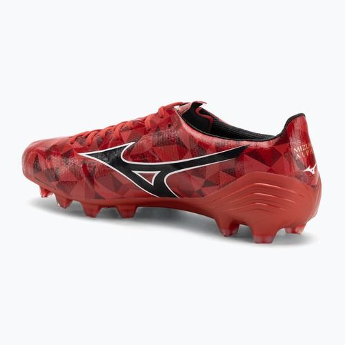 Mizuno férfi futballcipő α II Elite Md morelia 40. piros/fekete/arany
