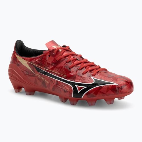 Férfi futballcipő Mizuno α II Pro Md morelia 40. piros/fekete/arany