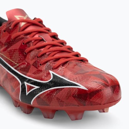 Férfi futballcipő Mizuno α II Pro Md morelia 40. piros/fekete/arany