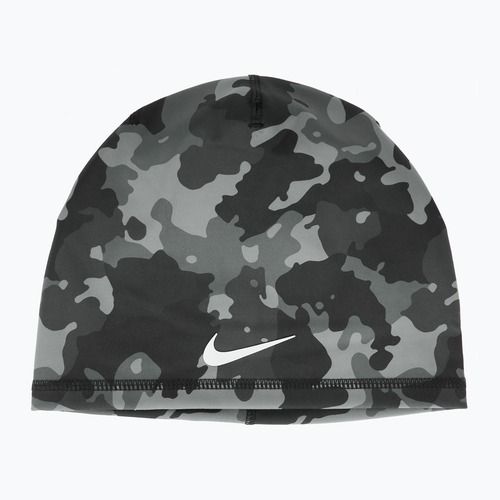 Nike Dri-Fit Peak Beanie nyomtatott füstszürke/ezüst színű sapka