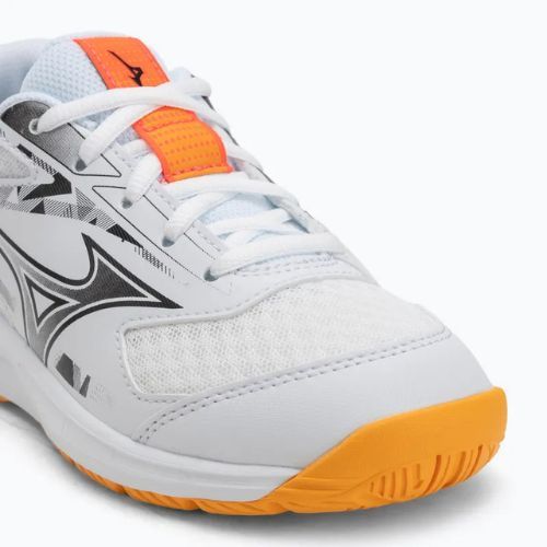Mizuno Stealth Star 3 fehér/tüzes korall 2/citrus gyermek cipő