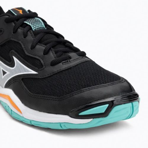 Mizuno Wave Phantom 3 kézilabda cipő fekete/angelo/jégzöld