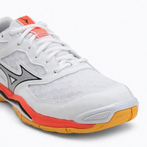 Mizuno Wave Phantom 3 kézilabda cipő fehér/tüzes korall 2/citrus