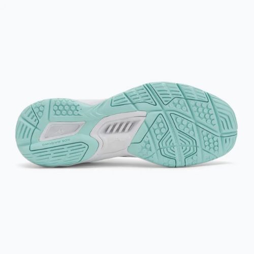 Női kézilabda cipő Mizuno Wave Stealth 6 fehér/kék árnyalatú Mizuno Wave Stealth 6 fehér/kék színű