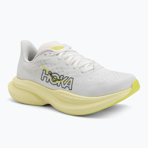 Női futócipő HOKA Mach 6 fehér/neon hoka citrus