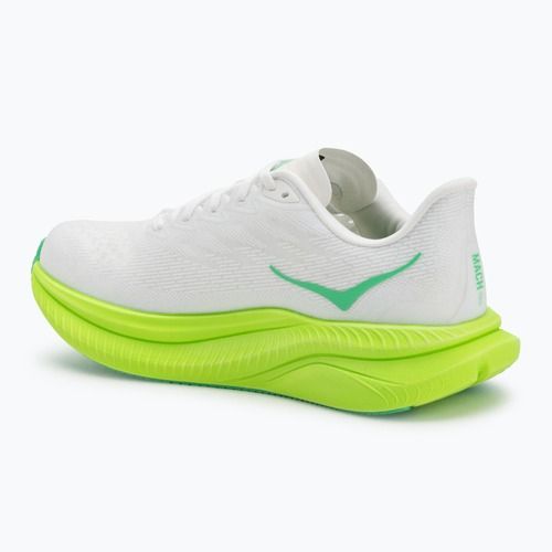 Férfi futócipő HOKA Mach 6 fehér/neon lime