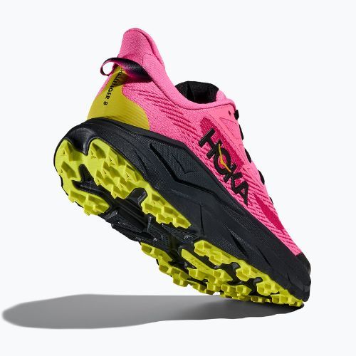 Női futócipő HOKA Challenger 8 neon rózsaszín/fekete