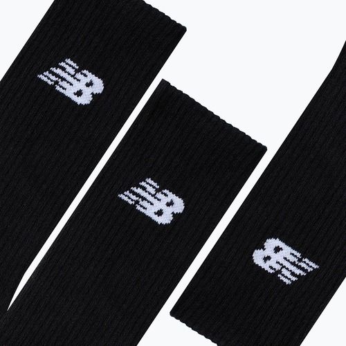 New Balance Everyday Crew zokni 3 pár fekete