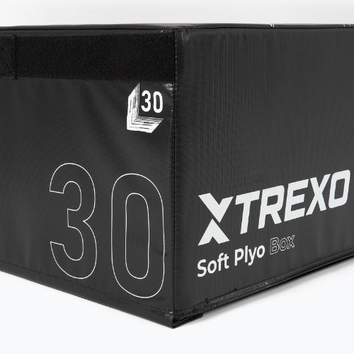 Összecsukható TREXO plyometrikus láda 30 cm fekete