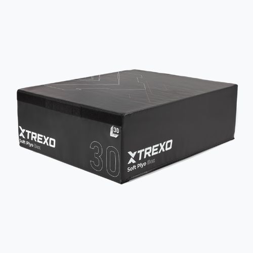 Összecsukható TREXO plyometrikus láda 30 cm fekete