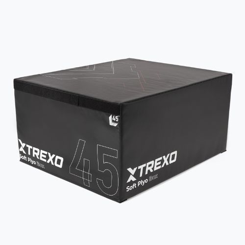 Összecsukható XTREXO plyometrikus láda 45 cm fekete