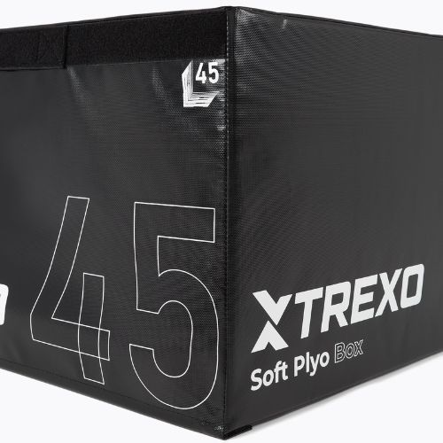 Összecsukható XTREXO plyometrikus láda 45 cm fekete