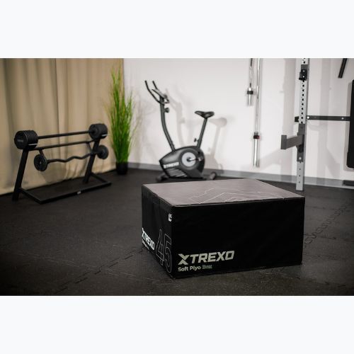 Összecsukható XTREXO plyometrikus láda 45 cm fekete
