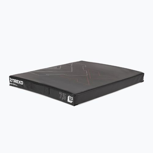 TREXO összecsukható plyometric box 7.5 cm fekete