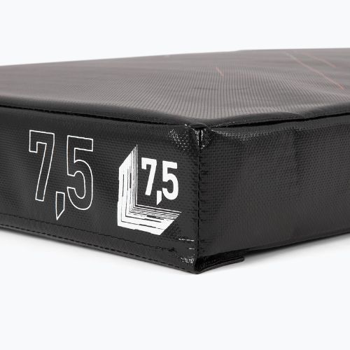 TREXO összecsukható plyometric box 7.5 cm fekete