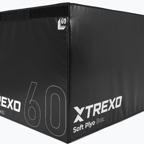 Összecsukható TREXO plyometrikus láda 60 cm fekete