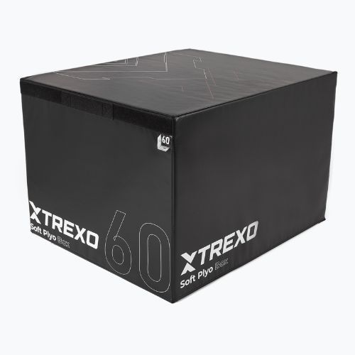 Összecsukható TREXO plyometrikus láda 60 cm fekete