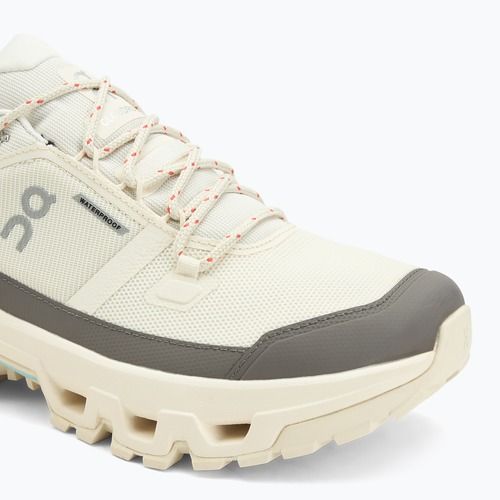 Férfi túracipő On Cloudrock Low Waterproof elefántcsont/elefántcsont