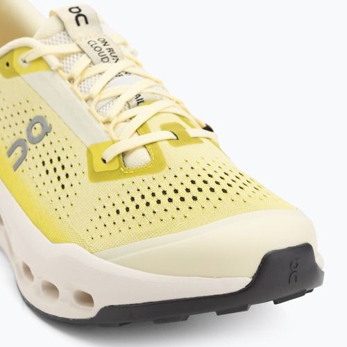 Férfi futócipő On Cloudsurfer Trail 2 elefántcsont/zöldcitrom
