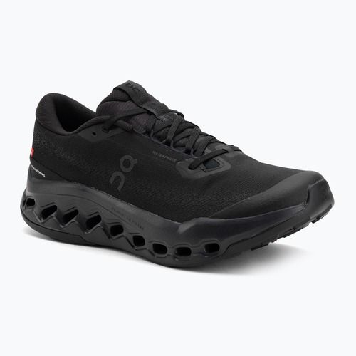 Férfi futócipő On Cloudsurfer Trail 2 Waterproof fekete/fekete
