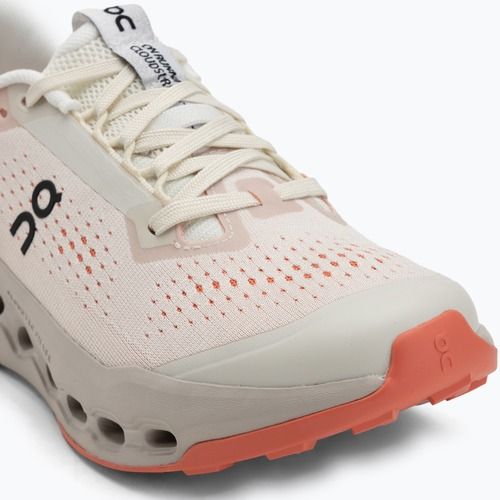 Női futócipő On Cloudsurfer Trail 2 elefántcsont/lazac