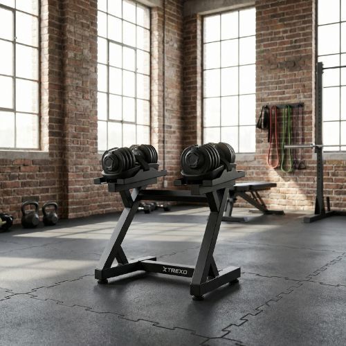 Állítható súlyzóállvány XTREXO black