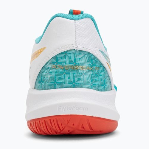 Női ASICS Powerbreak FF röplabdacipő fehér/tengerzöld