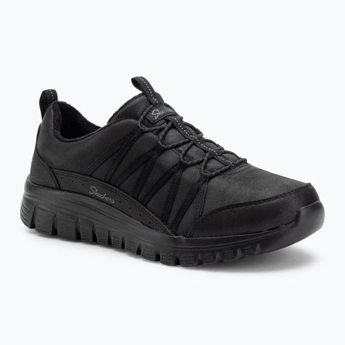 Női SKECHERS Graceful Cozy Hug fekete cipő